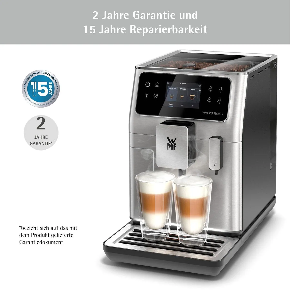 WMF Perfection 640 Kaffeevollautomat, intuitiver Touchscreen, 15 individuelle Rezepte 2