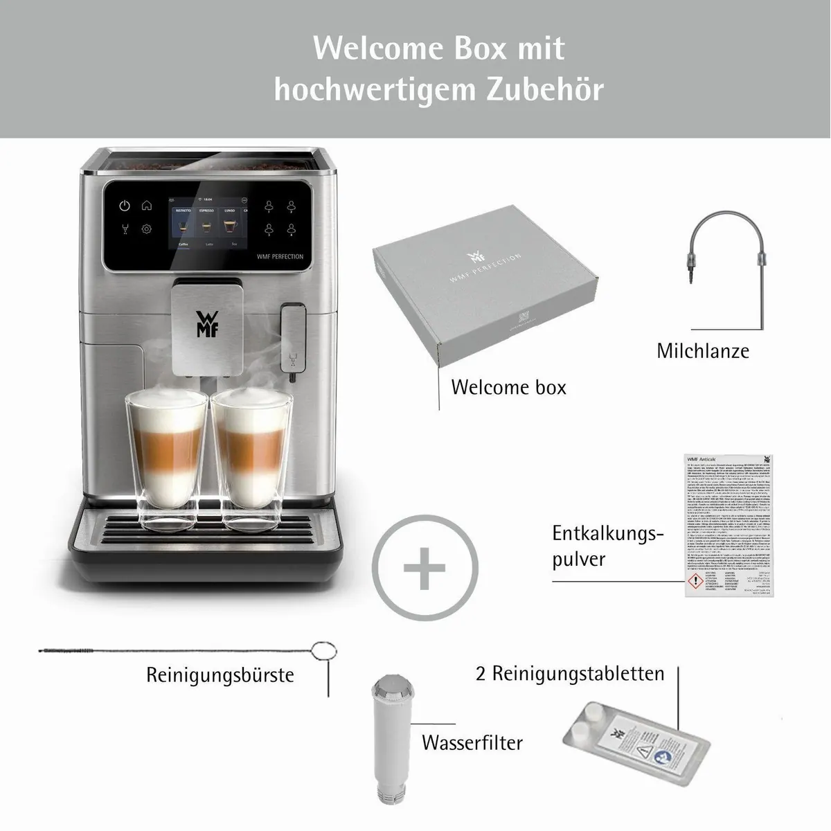 WMF Perfection 640 Kaffeevollautomat, intuitiver Touchscreen, 15 individuelle Rezepte 3