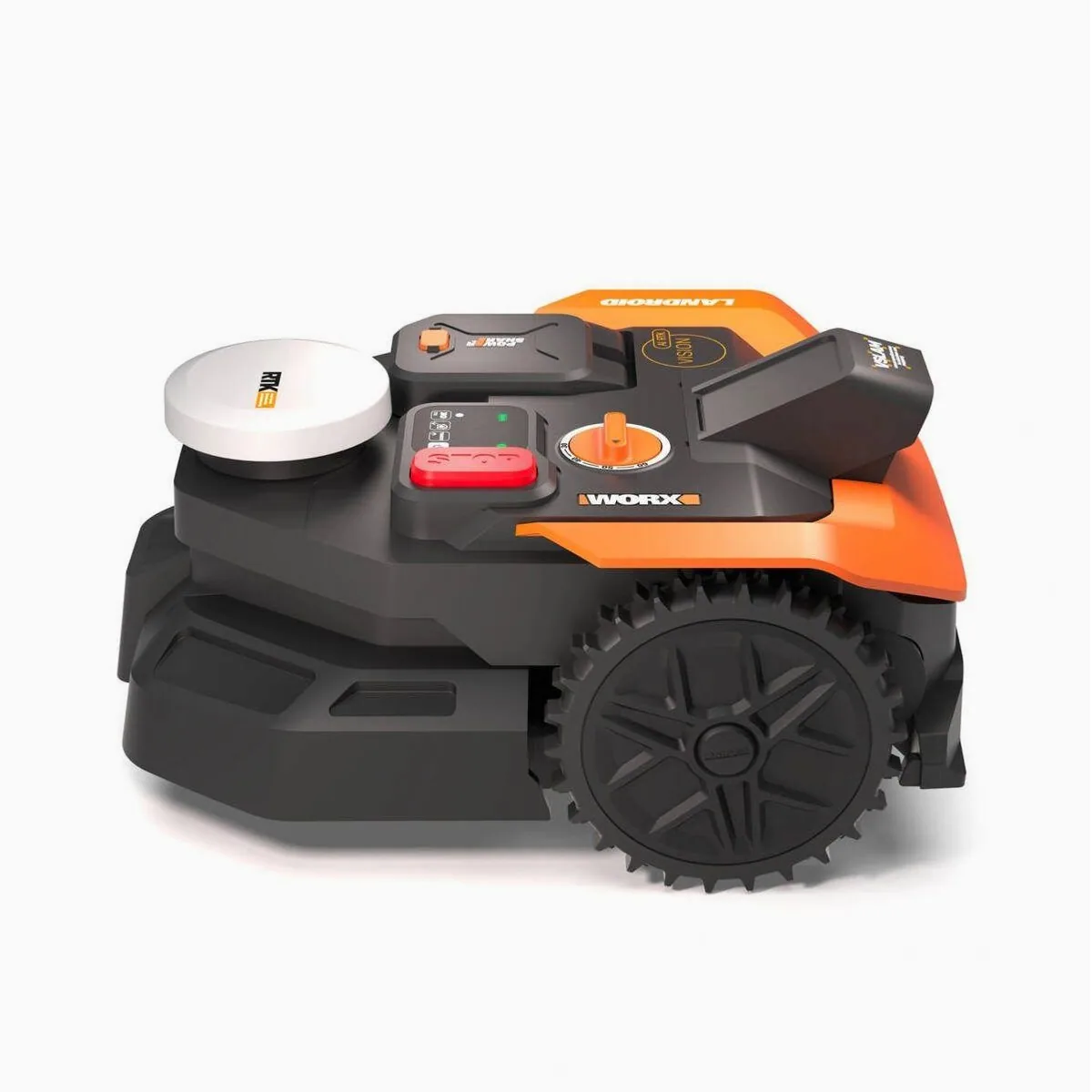 Worx Landroid Vision Cloud S300, KI-gesteuert, WLAN-Steuerung, effektives Mähen — perfekt für bis zu 300 m²