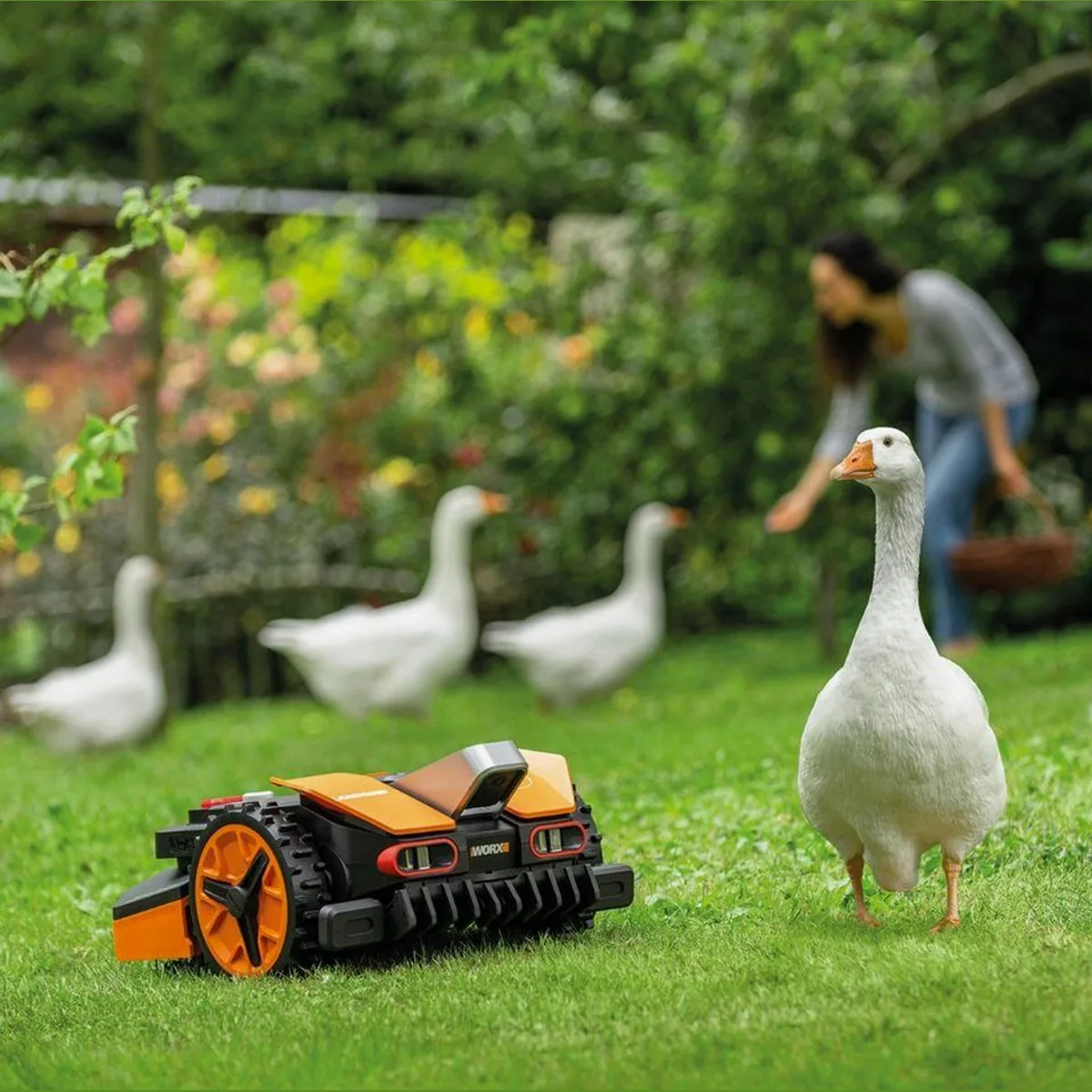 Worx Landroid Vision L1300 Mähroboter, intelligente Hindernisvermeidung, für Rasenflächen bis 1300 m² 2