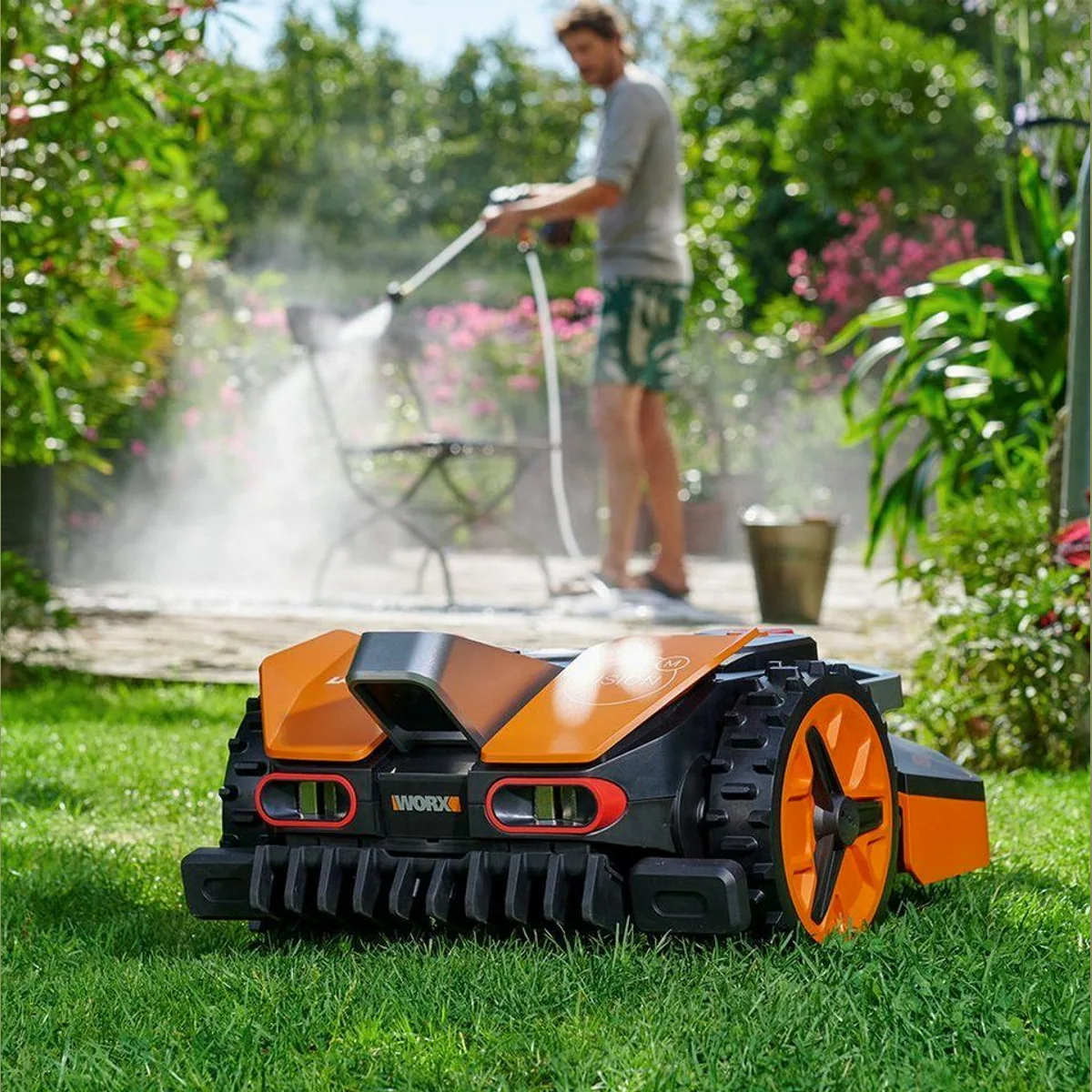 Worx Landroid Vision L1600 Mähroboter, bis 1600 m² Rasenfläche, intelligente Hindernisvermeidung 4