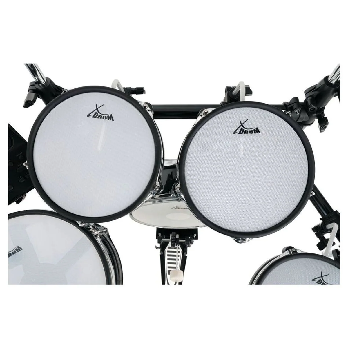 XDrum DD-650 E-Drum Kit, realistisches Spielgefühl, 720 Sounds, inklusive Rack 4