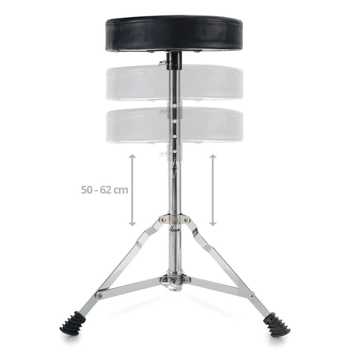 XDrum DD-460C E-Drum Kit, 7 anschlagsdynamische Pads, Mesh Heads, inkl. Hocker & Sticks 4