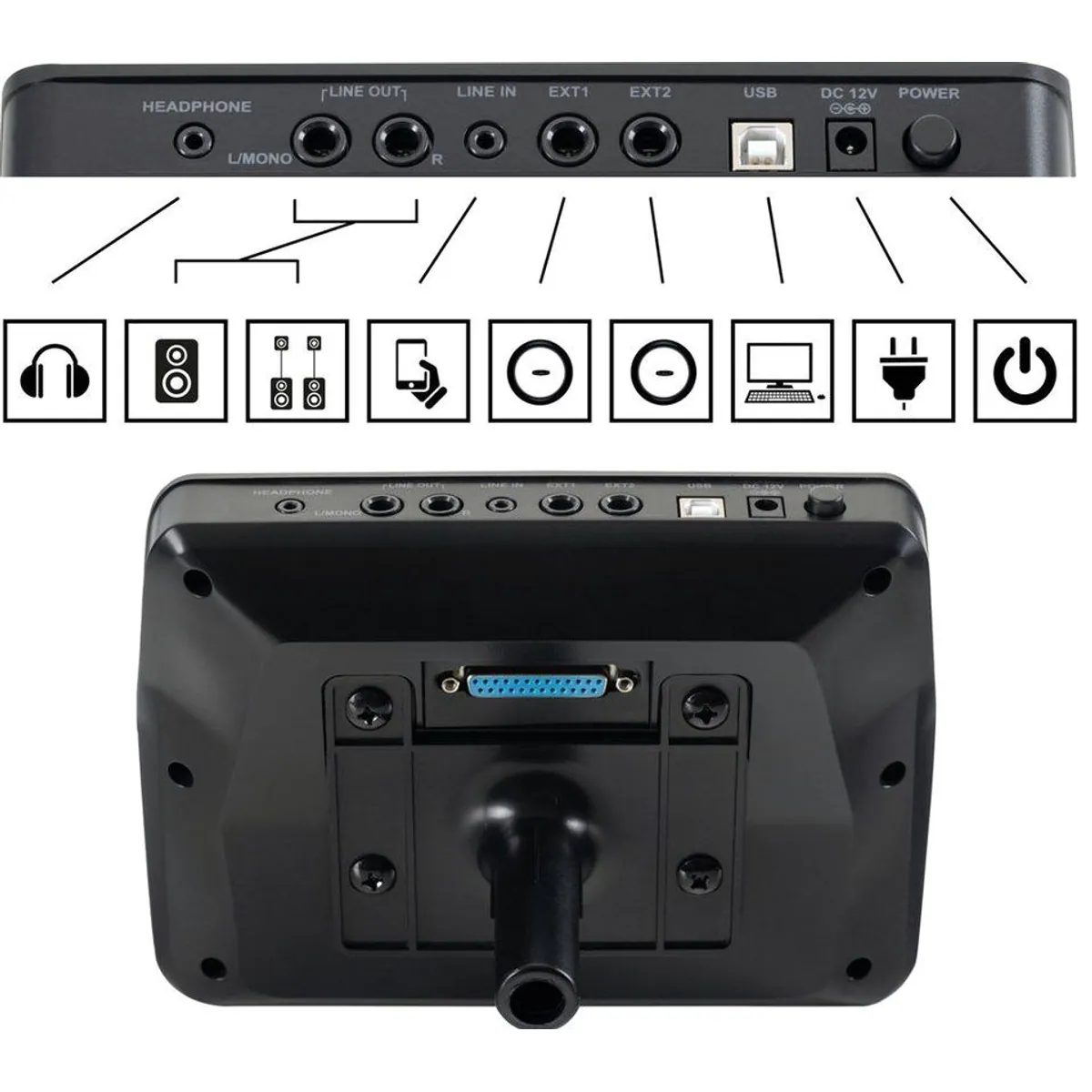 XDrum DD-650 PLUS Mesh E-Drum Kit, 10 Pads, Holzkessel, 720 Sounds 5