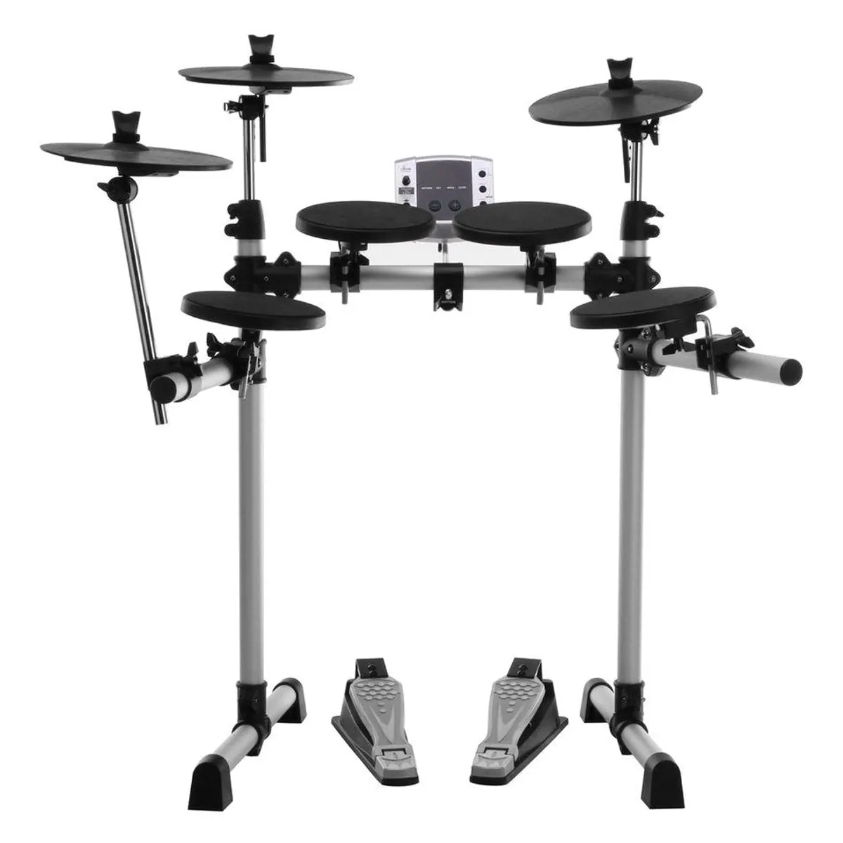 XDrum DD-400 E-Drum Kit, vielseitiges Soundmodul, kompaktes Design, realistisches Spielgefühl