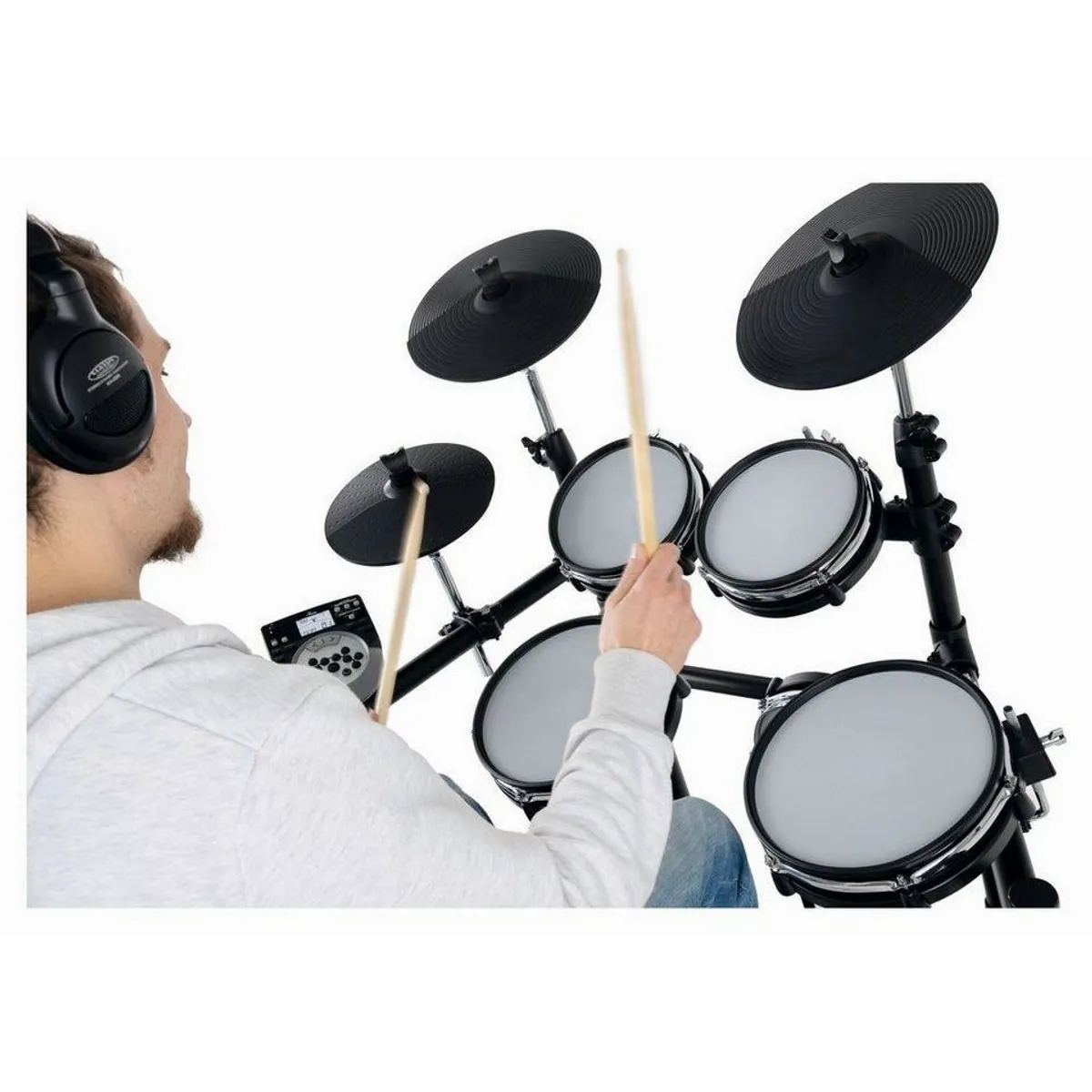 XDrum DD-530 E-Drum, vielseitig einsetzbar, 400 Sounds, Mesh Heads, Lernmodus 2