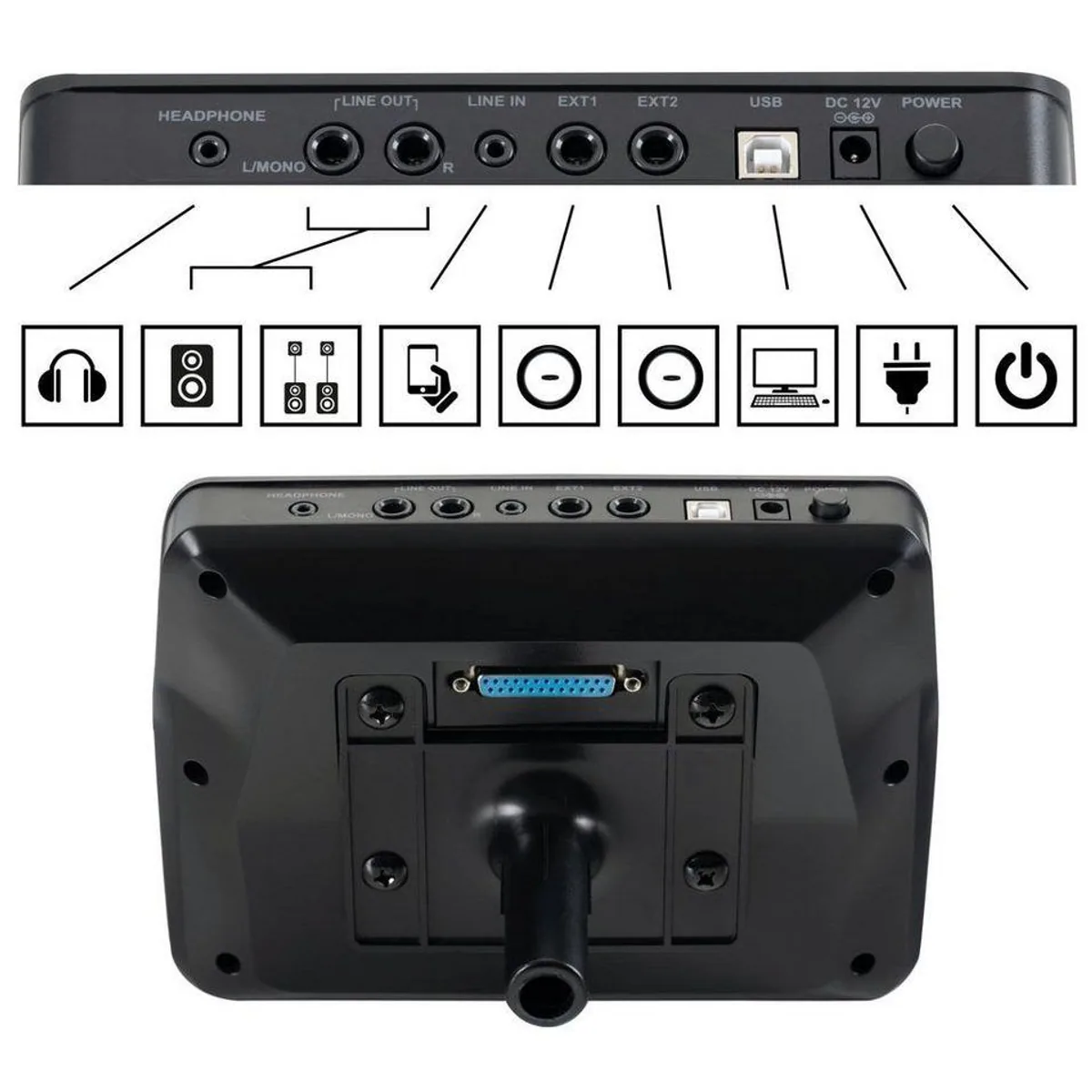 XDrum DD-670 PLUS Mesh E-Drum Kit, 10-teilig, echte Holzkessel, 720 Sounds 4