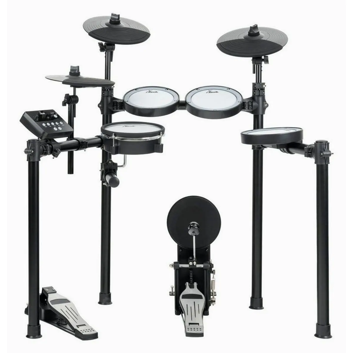 XDrum DD-460P E-Drum Kit, 8 anschlagsdynamische Pads, Mesh Heads, 25 Preset Kits
