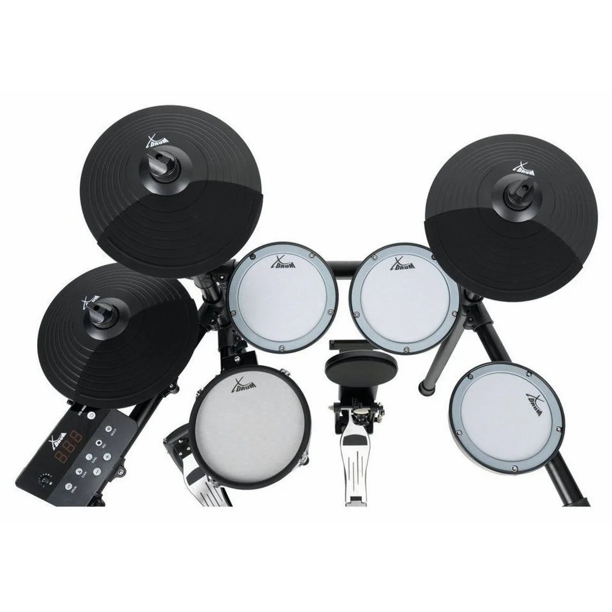 XDrum DD-460P E-Drum Kit, 8 anschlagsdynamische Pads, Mesh Heads, 25 Preset Kits 4