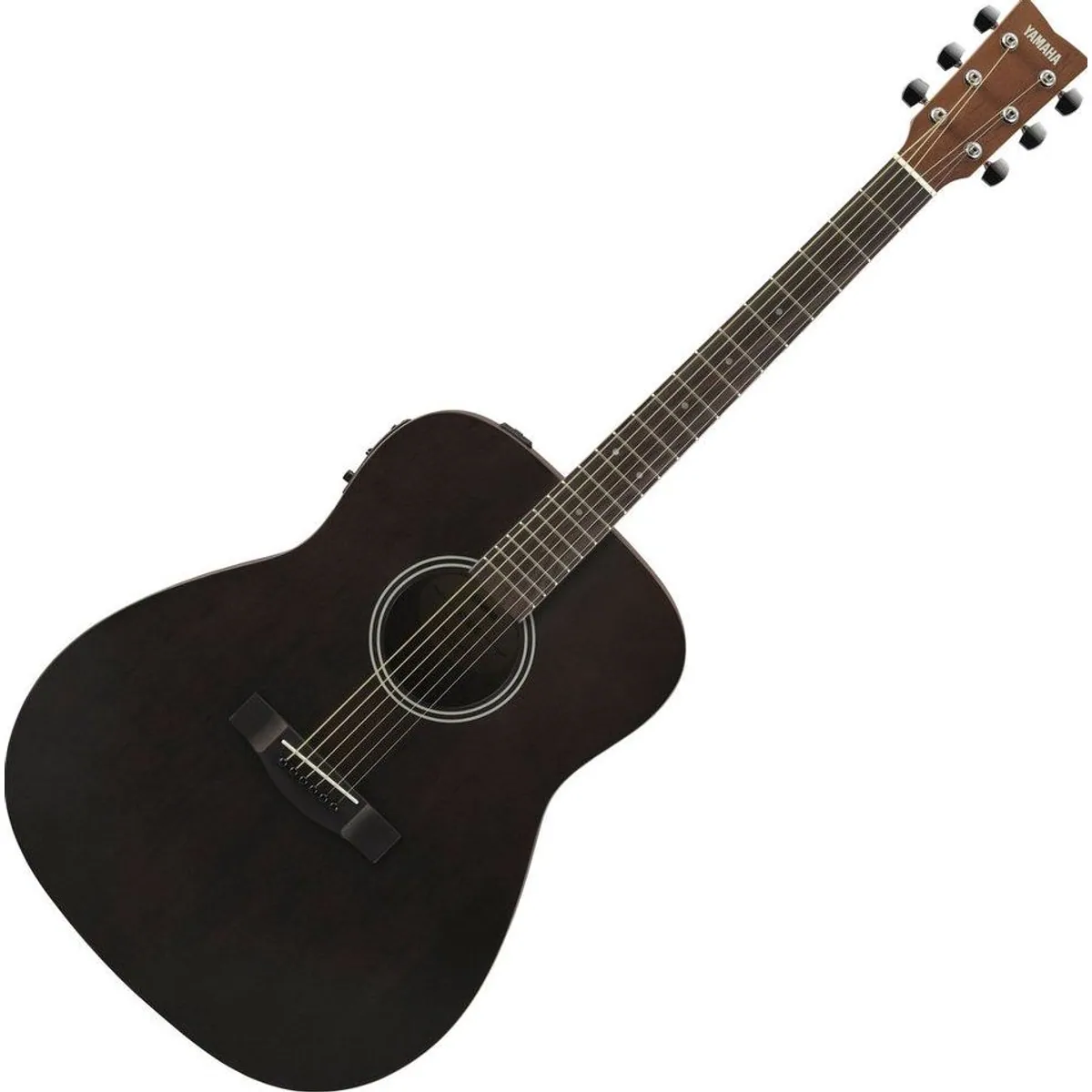 Yamaha FX400 Smoky Black, Dreadnought-Gitarre mit Tonabnehmer, vielseitig einsetzbar