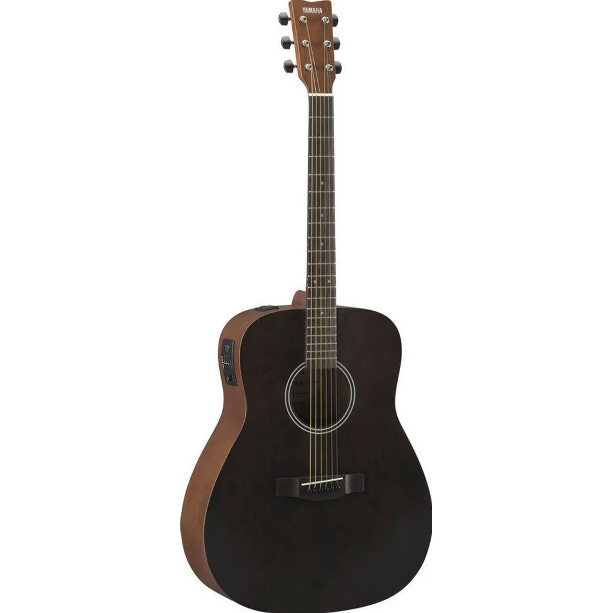 Yamaha FX400 Smoky Black, Dreadnought-Gitarre mit Tonabnehmer, vielseitig einsetzbar 2