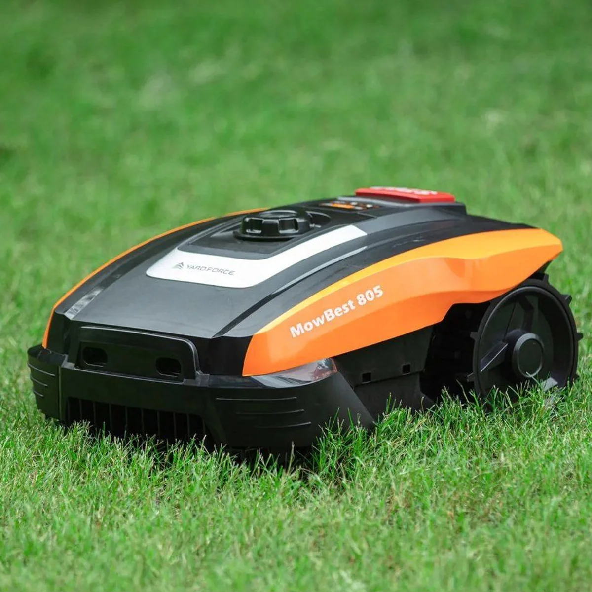 Yardforce MowBest 805 Rasenmähroboter, präzise Schnitthöhenverstellung, Edge-Modus 3