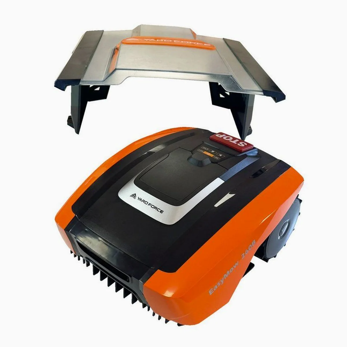 Yardforce EasyMow 260B Rasenmähroboter, Bluetooth-Steuerung, 30% Steigung, inklusive Garage