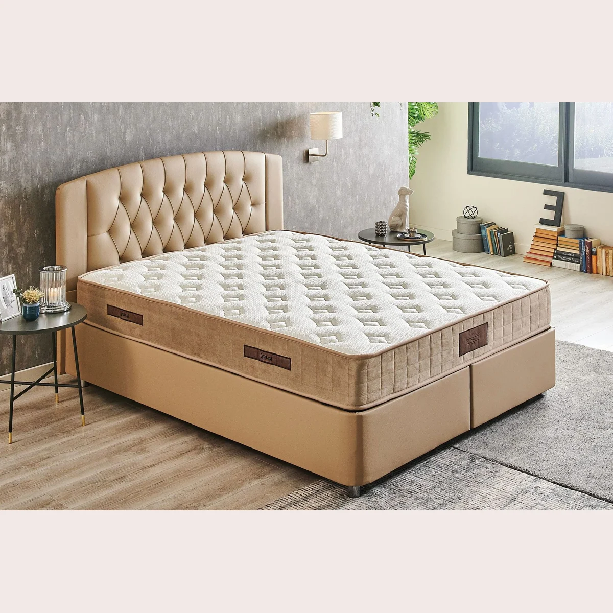 Yatas Bedding Majestät Luxus Matratze, ergonomisch & atmungsaktiv — 30 cm hoch, wendbar, H3 3