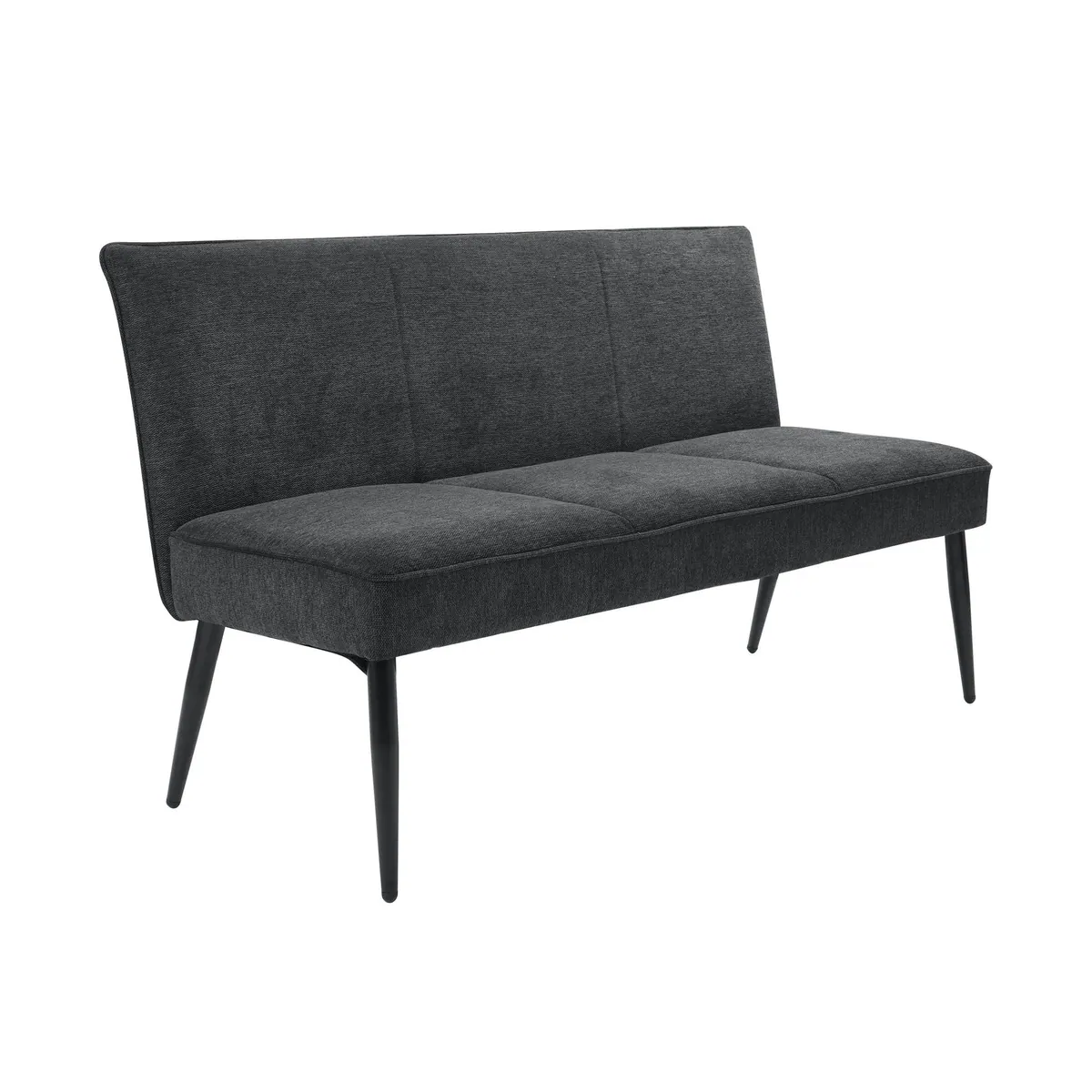 YOZI Essbank Essgruppe, komfortable Sitzbank und Stühle in Dunkelgrau/Beige 5