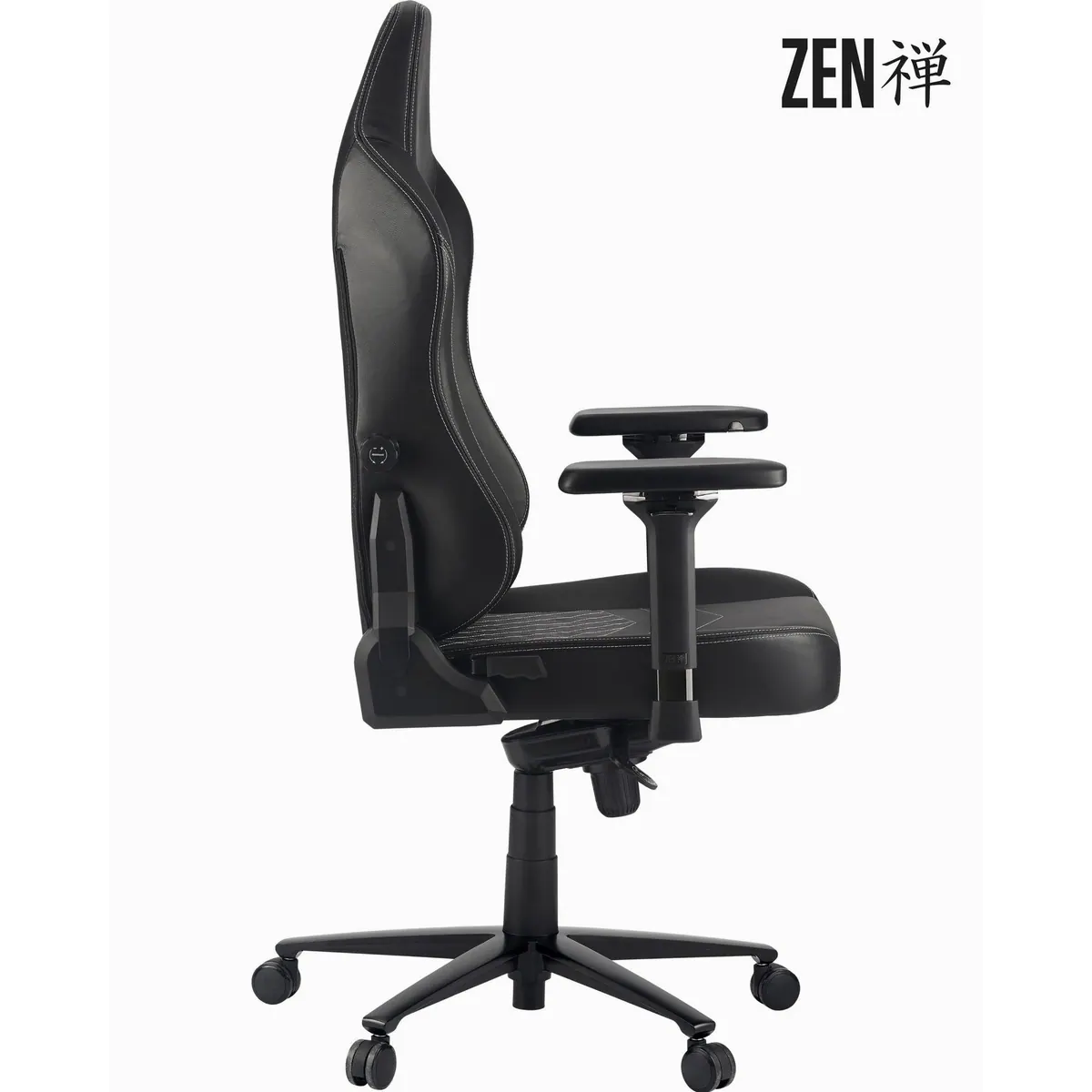 ZEN SAGA Gaming-Stuhl, echtes Leder, ergonomisch & anpassbar 3