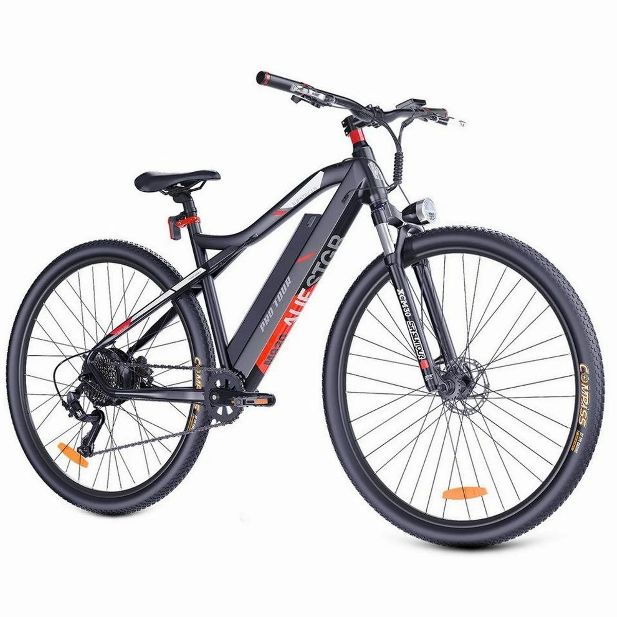 ZMH E-Bike Mountainbike Herren 27,5 Zoll, 9-Gang Shimano, Multifunktionales LCD-Display