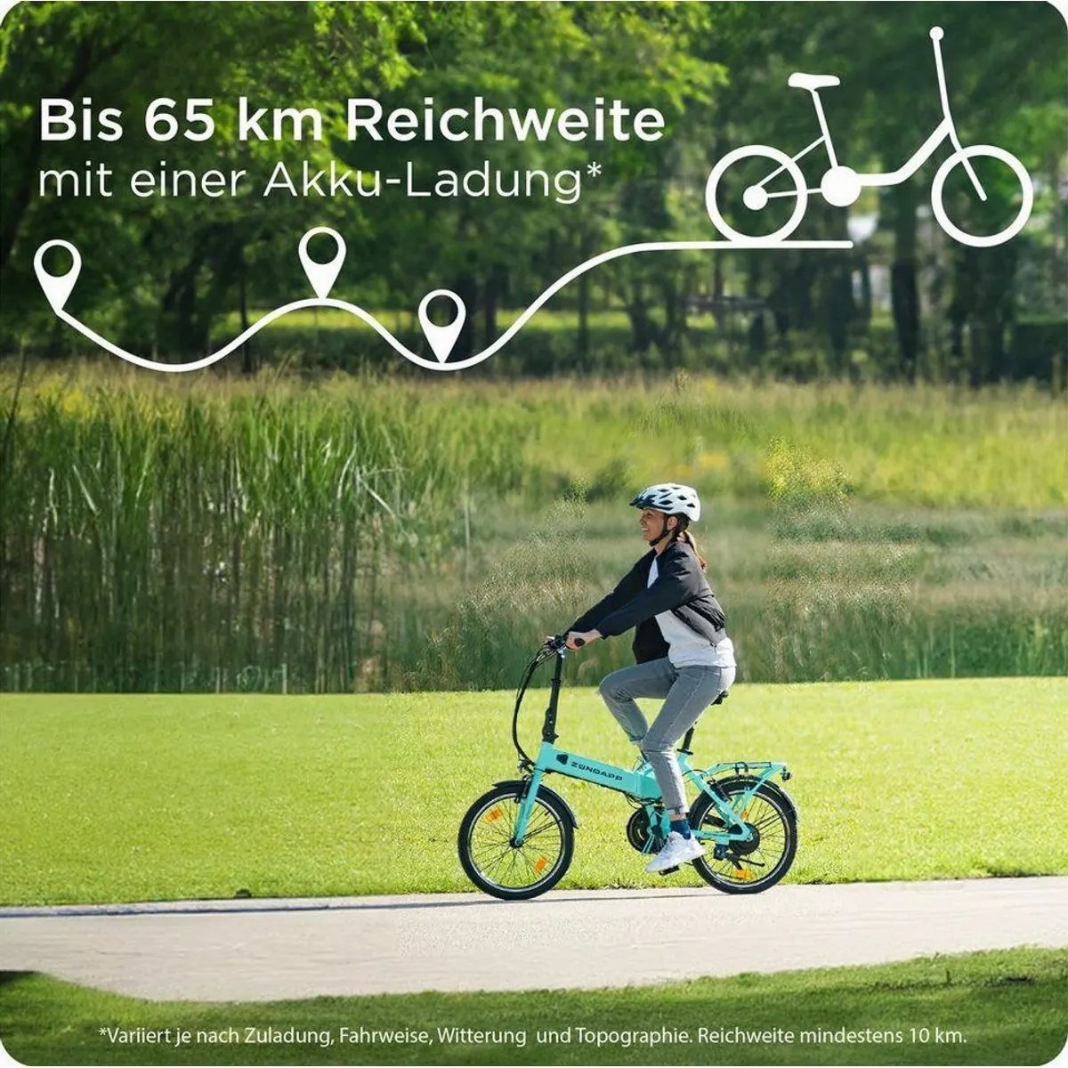 Zündapp Z101 E-Bike Klapprad, kompakt, kraftvoll, vielseitig 2
