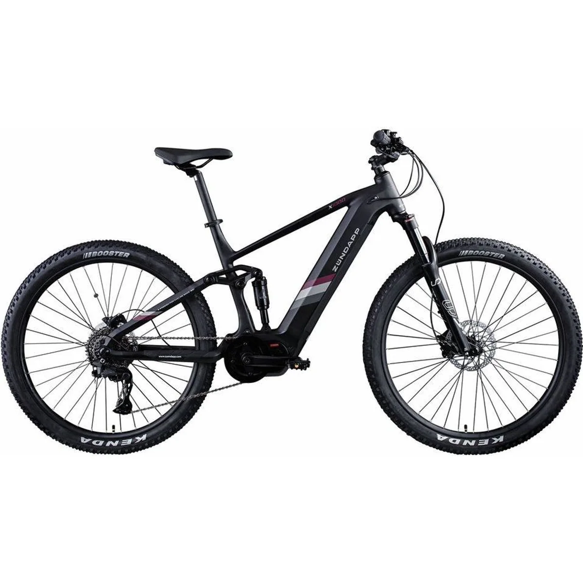 Zündapp E-Bike Mountainbike X1000, kraftvoller Mittelmotor, 733 Wh Akku, 10-Gang Shimano Schaltung
