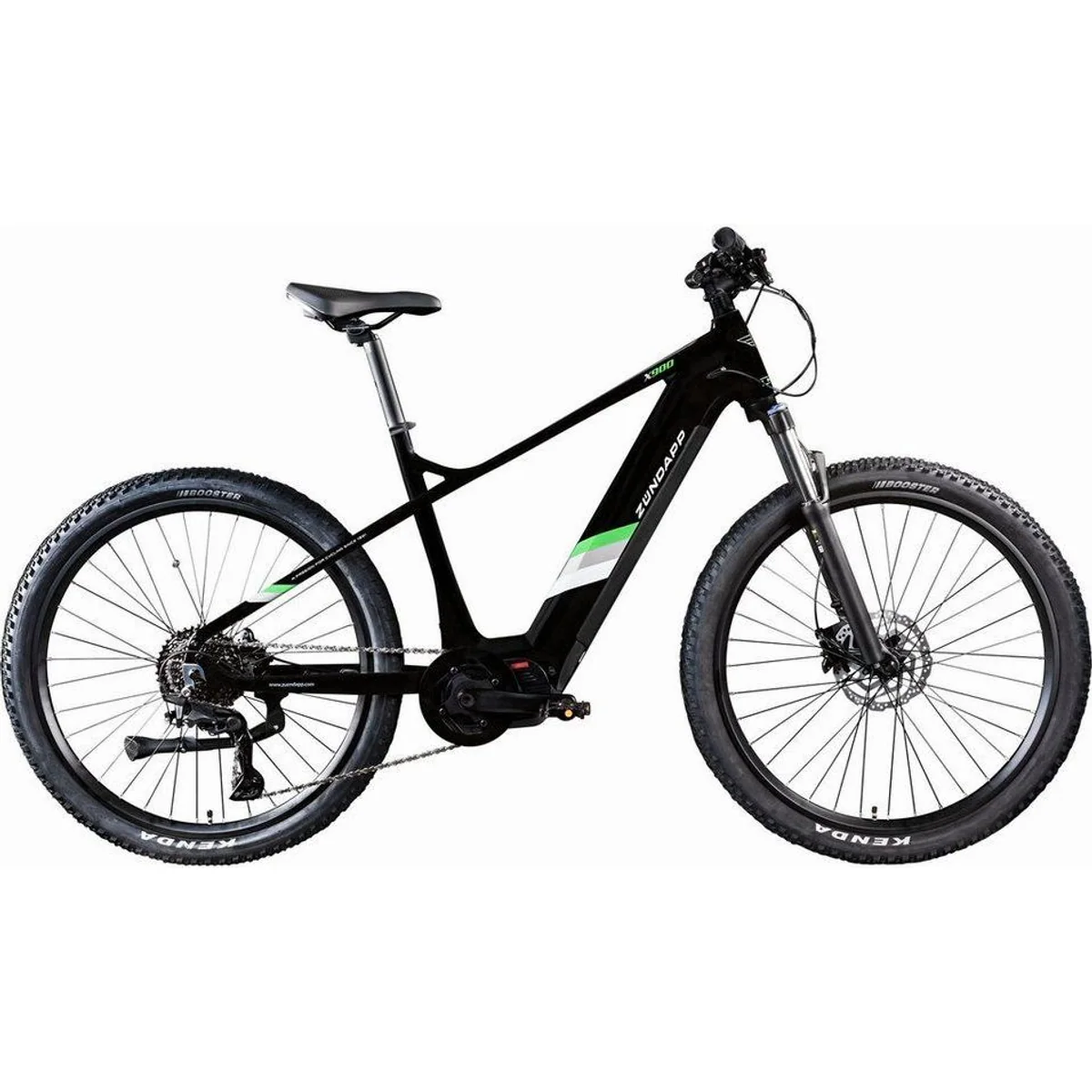 Zündapp X900 E-Bike Mountainbike, 733 Wh Akku, 10 Gang Shimano Cues, Mittelmotor