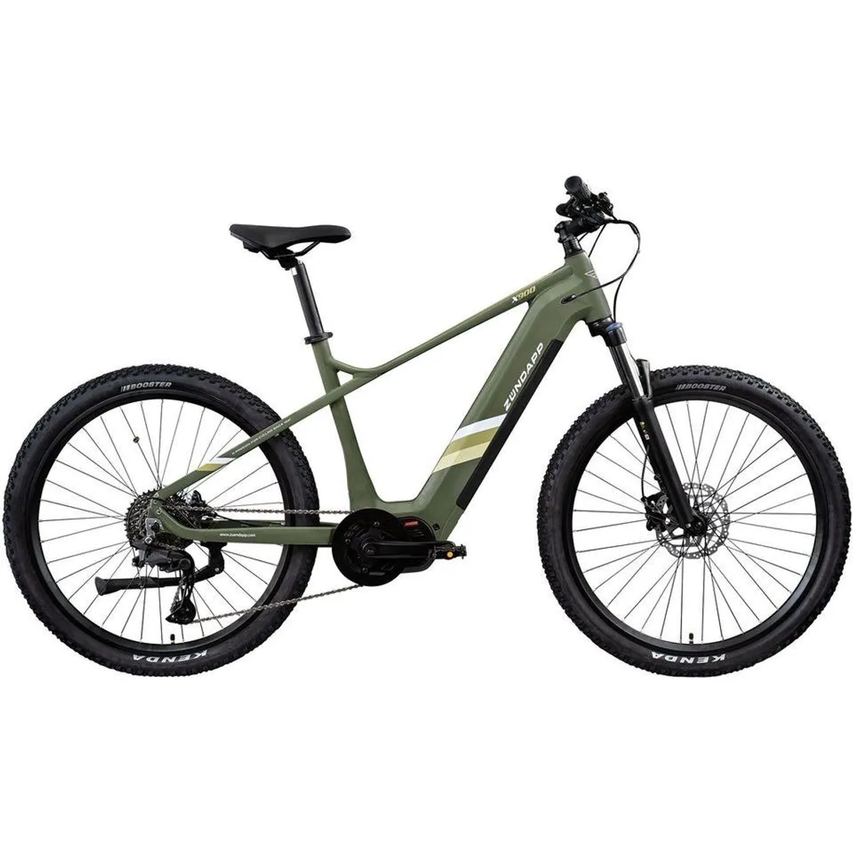 Zündapp E-Bike Mountainbike X900, kraftvoller Mittelmotor, 10 Gang Shimano Cues, 733 Wh Akku
