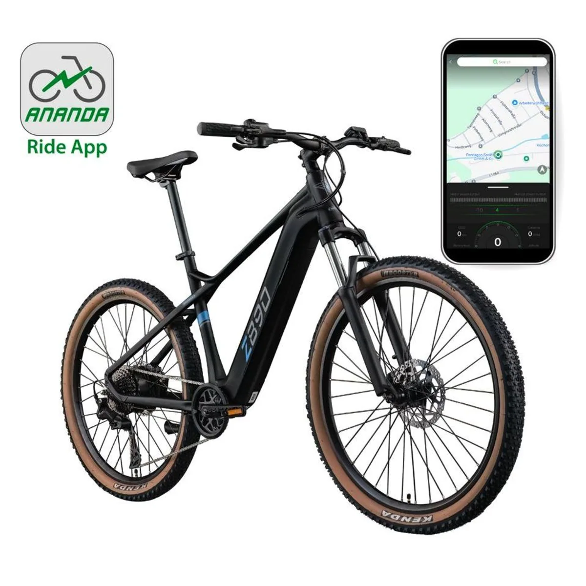 Zündapp Z890 E-Bike Mountainbike, 10 Gang Shimano, Heckmotor, 550 Wh Akku 2