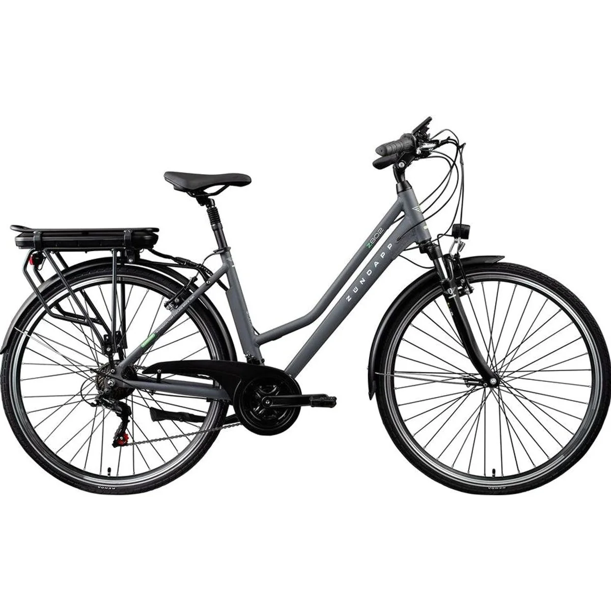 Zündapp Z802 E-Bike Trekkingrad Damen, 21 Gang Shimano Tourney, 536 Wh Akku