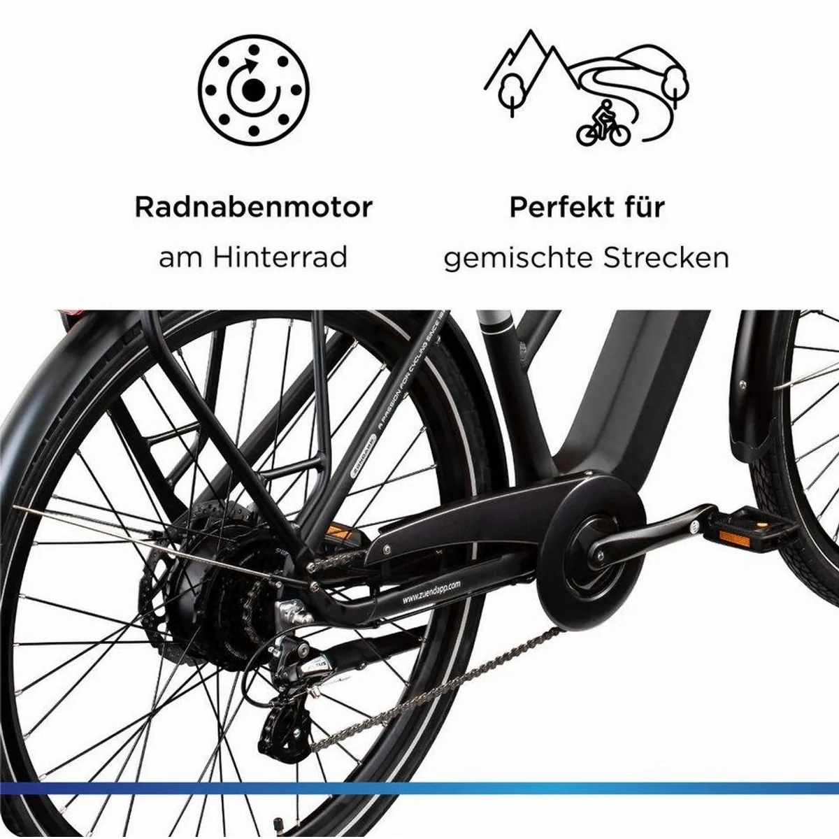 Zündapp Z810 Trekking E-Bike, Komfortabel, leistungsstark, vielseitig — max. 150 Zeichen 5