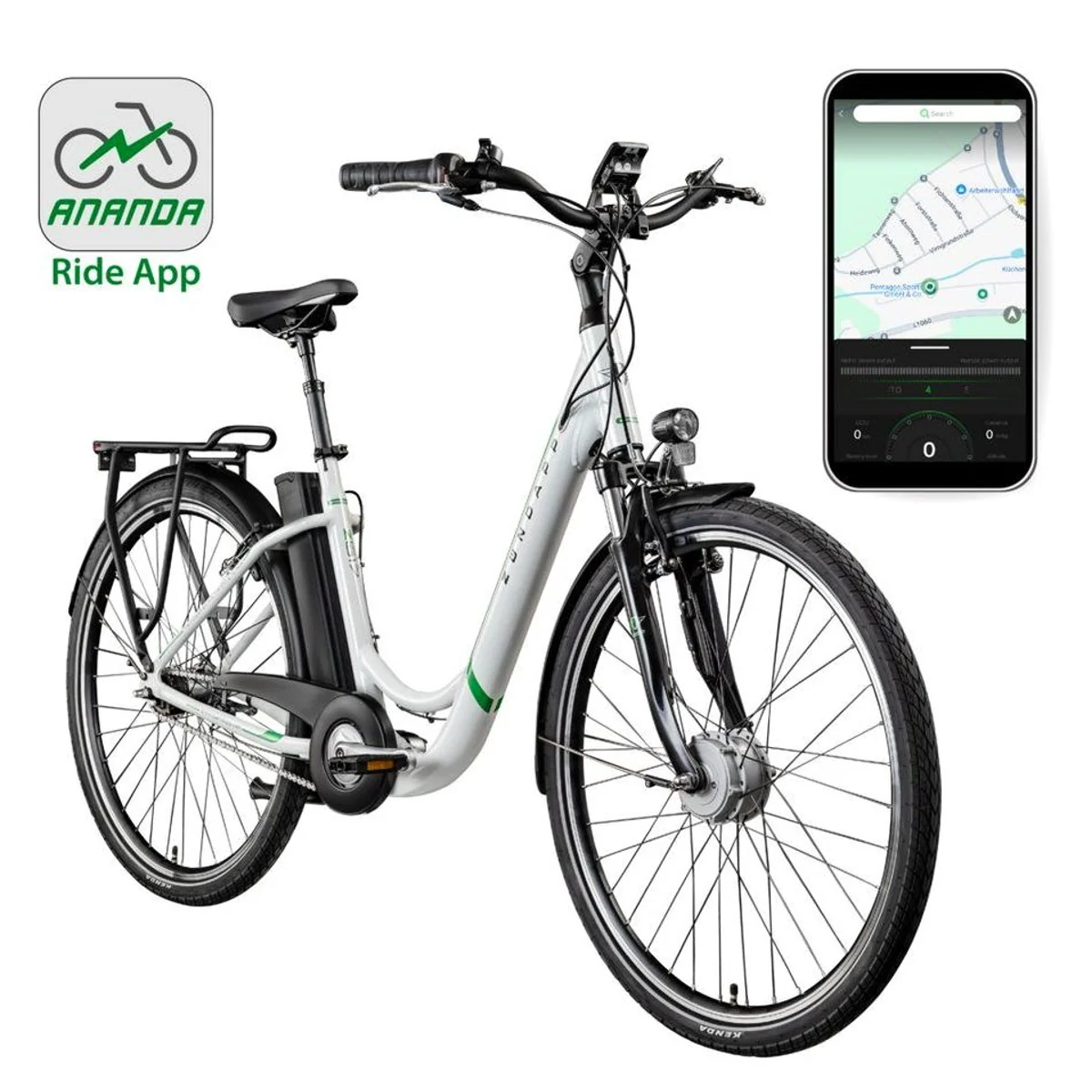 Zündapp Z517 E-Bike Cityrad, 7 Gang Shimano, 531 Wh Akku — geeignet für Damen und Herren 2