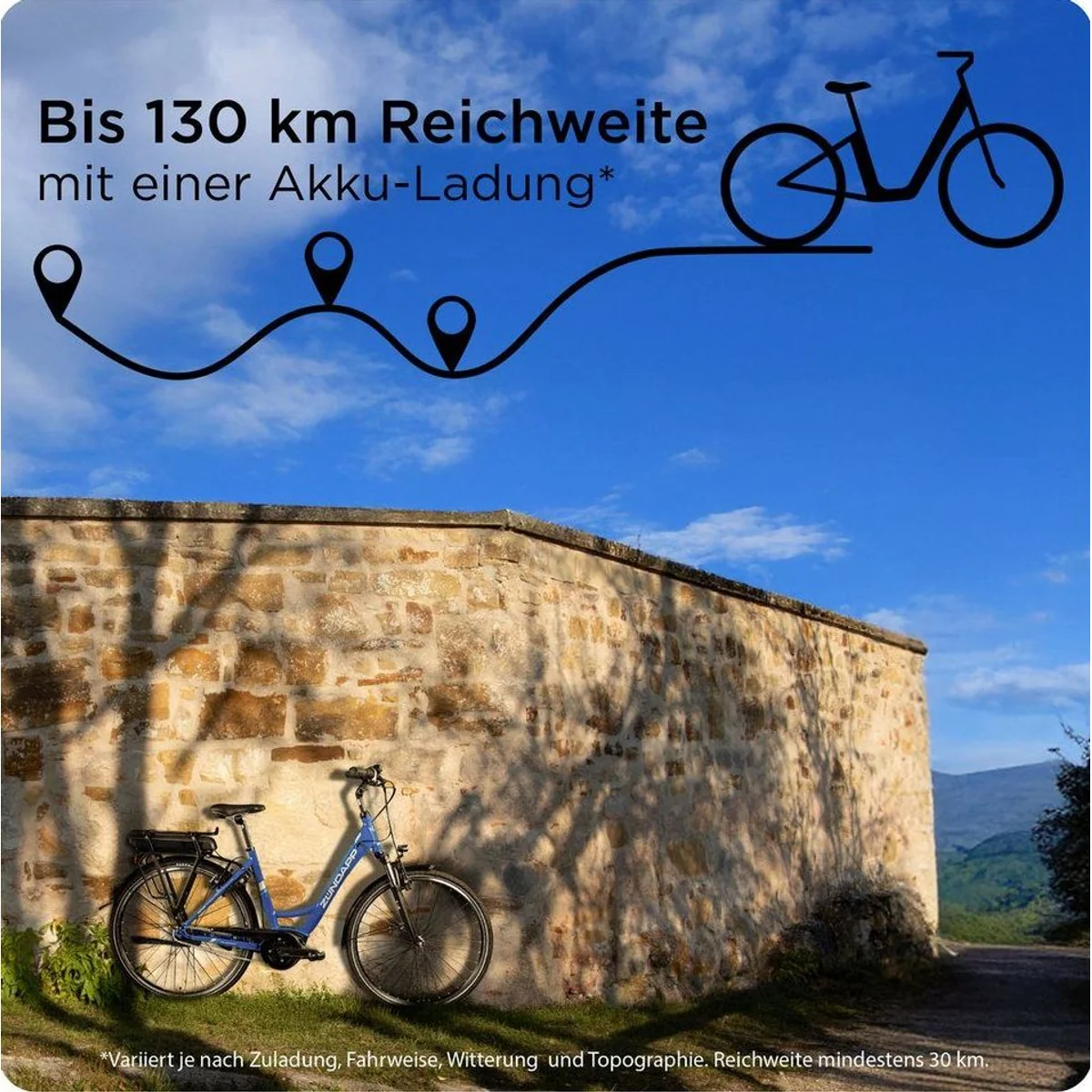 Zündapp E-Bike Cityrad X200, Bosch Mittelmotor, 7-Gang Shimano Nexus — ideal für Stadt und Freizeit 2