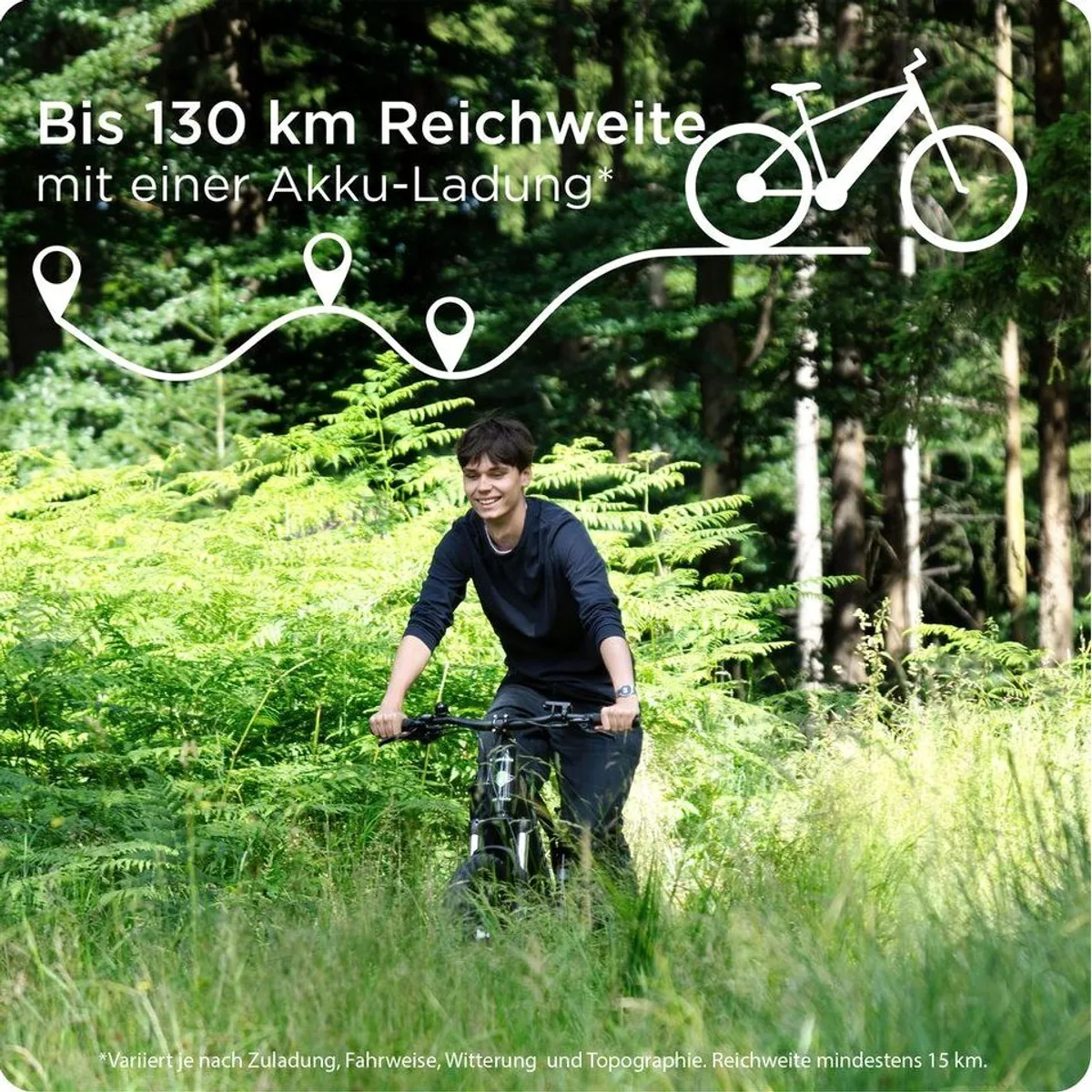 Zündapp Z898 E-Bike Mountainbike, 10 Gang, Heckmotor, 540 Wh 2