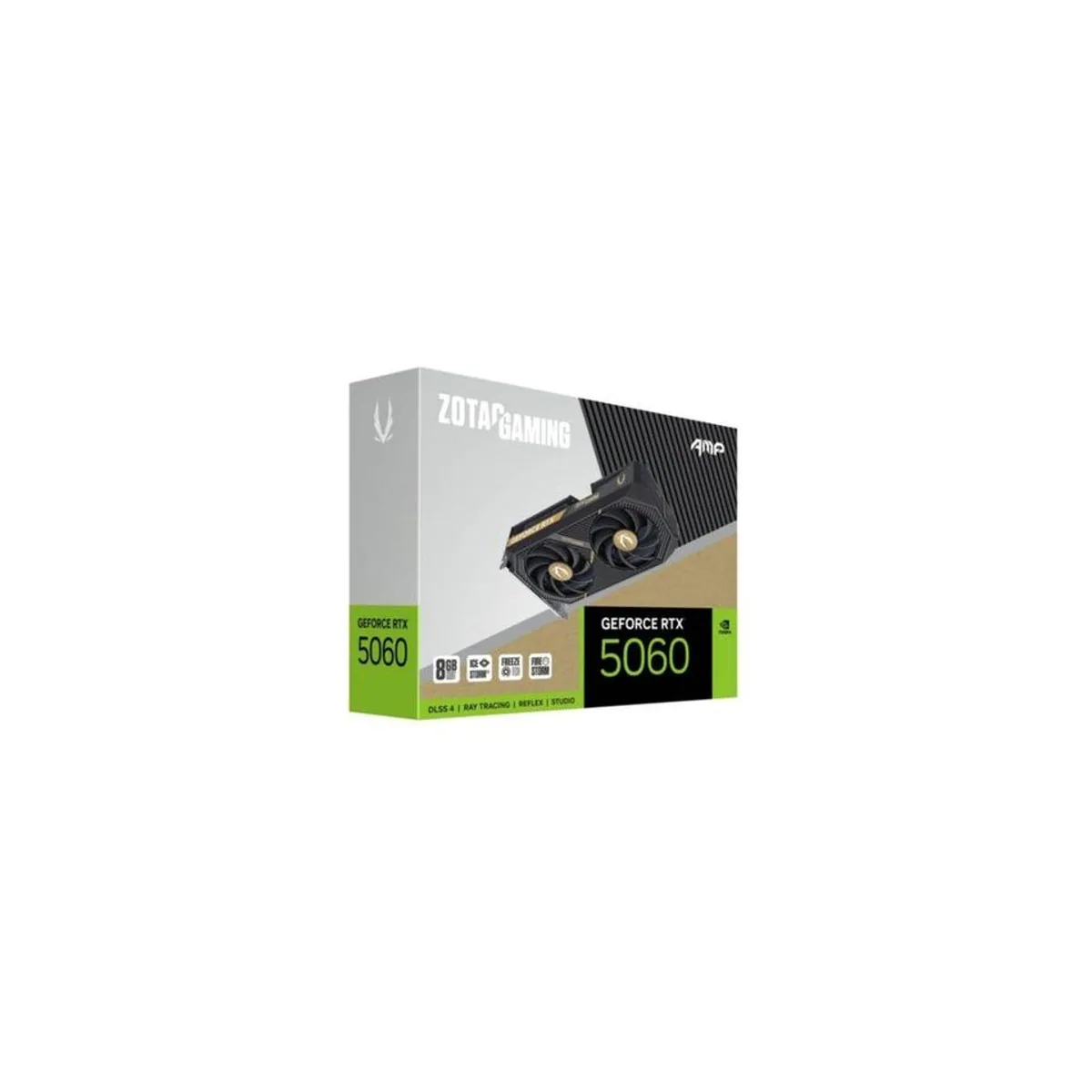 Zotac GAMING GeForce RTX 5060 AMP Grafikkarte, leistungsstark, effiziente Kühlung, beeindruckende Grafik