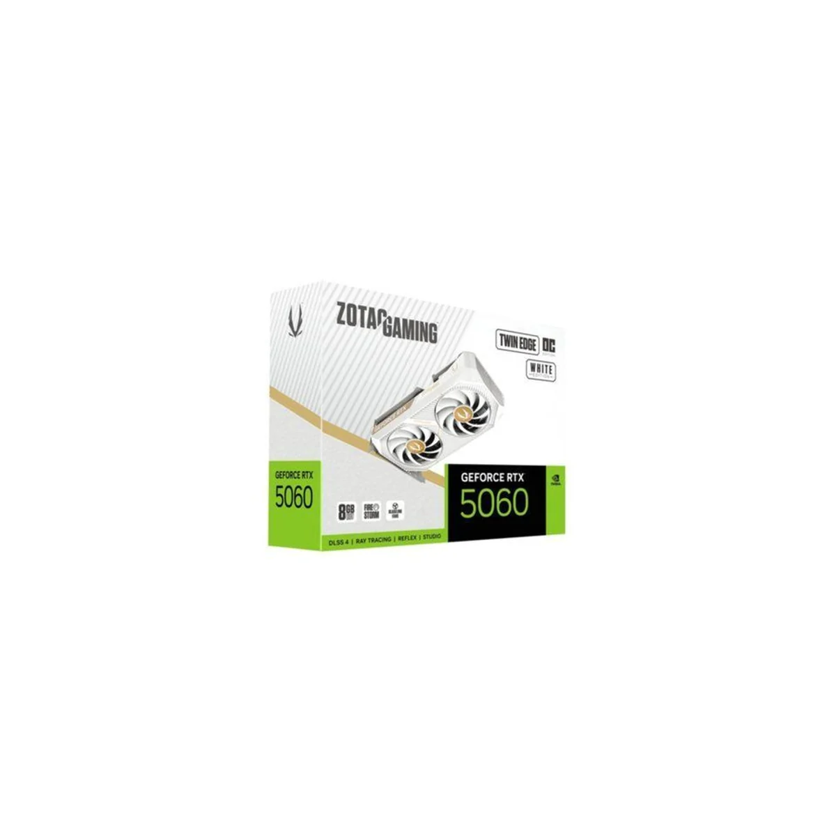 Zotac GAMING GeForce RTX 5060 Twin Edge OC White Edition, hohe Leistung, modernes Design, effiziente Kühlung