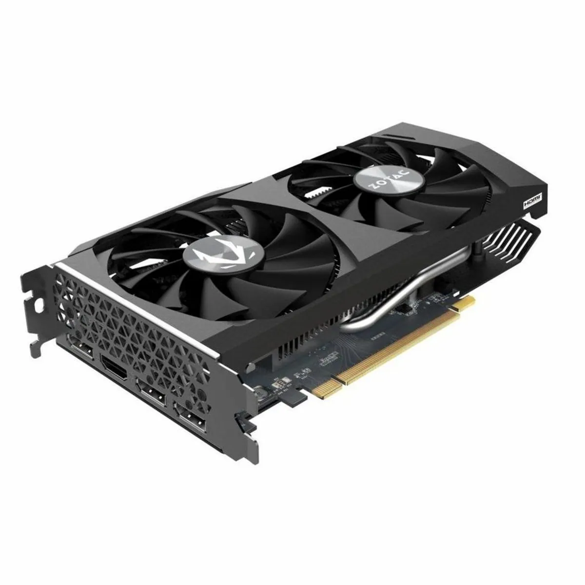 Zotac GeForce RTX 3050 Eco Grafikkarte, hohe Leistung, kompakte Bauweise, energieeffizient 4